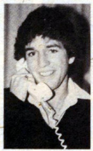 Jim Bray on Phone - 16 Magazine - August 1980