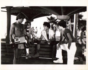 Group shot on the Beach - Roller Boogie