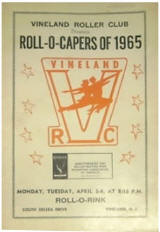 1965 Vineland Roller Club Roll-O-Capers Program (NJ)