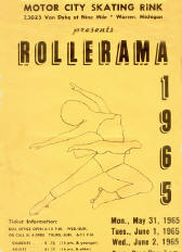 1965 Rollerama Program (Warren MI)