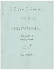 1966 Beaver-Vu Invitational Program (Dayton OH) 