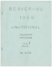 1966 Beaver-Vu Invitational Program (Dayton OH) 