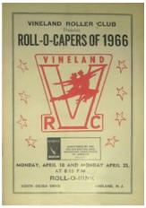 1966 Vineland Roller Club Roll-O-Capers Program (NJ)