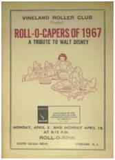 1967 Vineland Roller Club Roll-O-Capers Program (NJ)