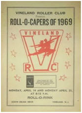 1969 Vineland Roller Club Roll-O-Capers Program (NJ)