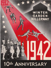 1942 Winter Garden Rollerway 10th Anniversary Program (Massachusets)