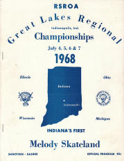 1968 Great Lakes Regional Roller Skating Championship Program