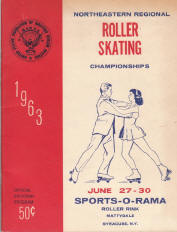 1963 Northeastern Regional Roller Skating Championship Program