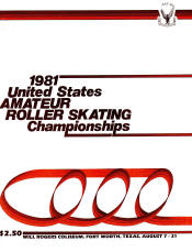 1981 National Roller Skating Championship Program