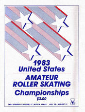 1983 National Roller Skating Championship Program