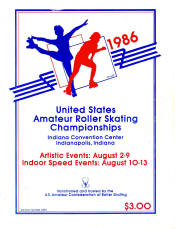 1986 National Roller Skating Championship Program