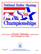 1988 National Roller Skating Championship Program