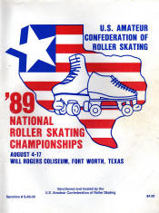 1989 National Roller Skating Championship Program