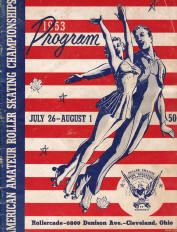 1953 National Roller Skating Championship Program