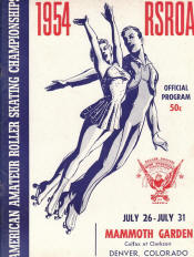 1954 National Roller Skating Championship Program