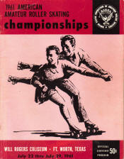 1961 National Roller Skating Championship Program