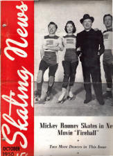 Skating News -  October 1950