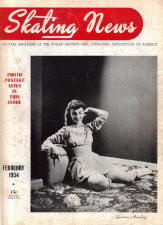 Skating News -  February 1954