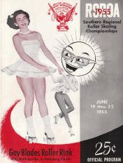 1955 Southern Regional Roller Skating Championship Program