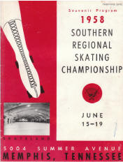 1958 Southern Regional Roller Skating Championship Program