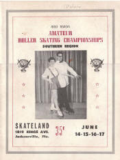 1959 Southern Regional Roller Skating Championship Program