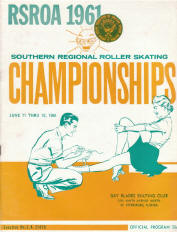 1961 Southern Regional Roller Skating Championship Program