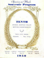 1950 New Jersey Roller Skating Championship Program