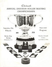 1953 New Jersey Roller Skating Championship Program