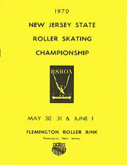 1970 New Jersey Roller Skating Championship Program