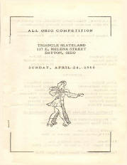 1960 Ohio State Roller Skating Championship Program