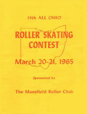 1965 Ohio State Roller Skating Championship Program