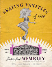 1949 Skating Vanities Program Cover (International)