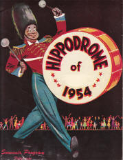 1954 Skating Vanities Program Cover (at the Hippodrome)