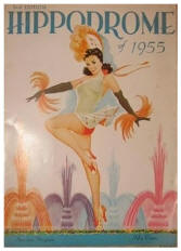1955 Skating Vanities Program Cover (at the Hippodrome)