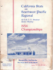 1954 Southwest Pacific Regional Championship Program