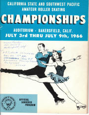 1966 South West Pacific Regional Championship Program