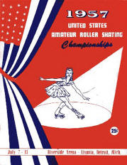 1957 USARSA Roller Skating Championship Program 