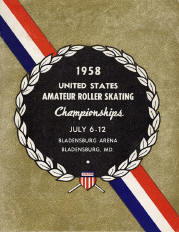 1958 USARSA Roller Skating Championship Program 