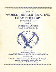 1947 USARSA World Roller Skating Championship Program