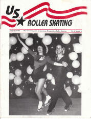 US Roller Skating Magazine  - January 1990