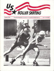 US Roller Skating Magazine  - January 1991