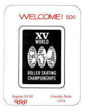 1970 World Roller Skating Championship Program